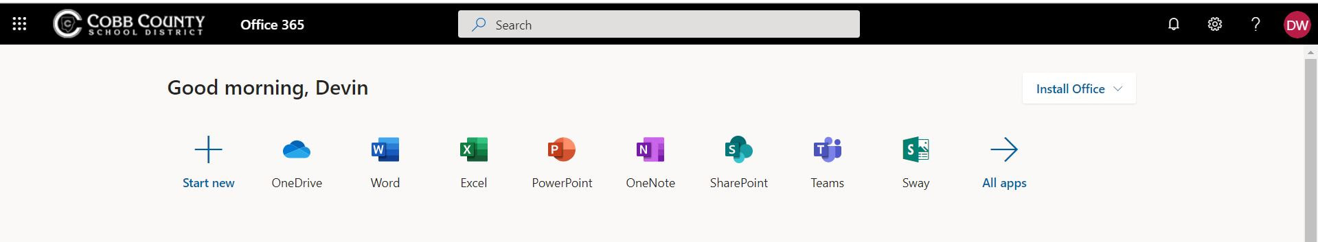 office 365 action center
